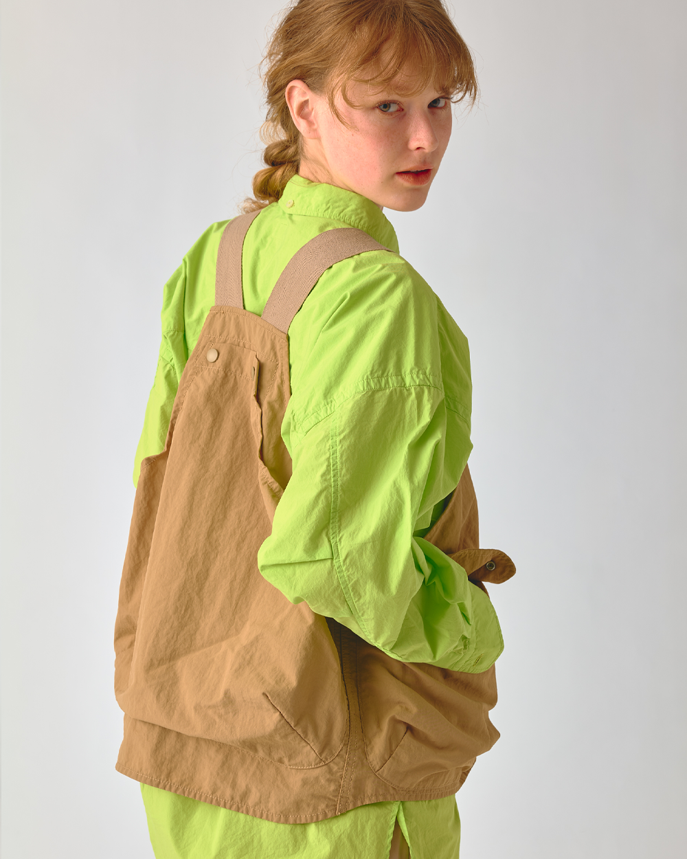 BEAMS BOY Oversized Long Sleeve Shirt Mint Green 1311-0429-652-6018
BEAMS BOY PE Hunting Vest Beige 1306-0096-652-2088