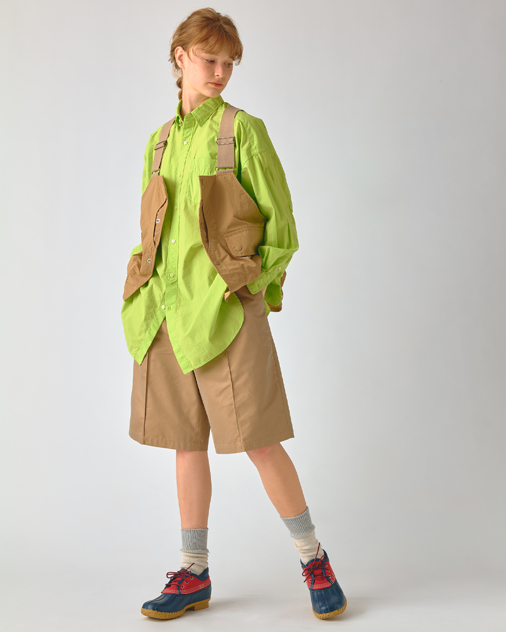 Beams Boy Chambray Shorts Olive 1325-0032-803-6718
BEAMS BOY Oversized Long Sleeve Shirt Mint Green 1311-0429-652-6018
BEAMS BOY PE Hunting Vest Beige 1306-0096-652-2088