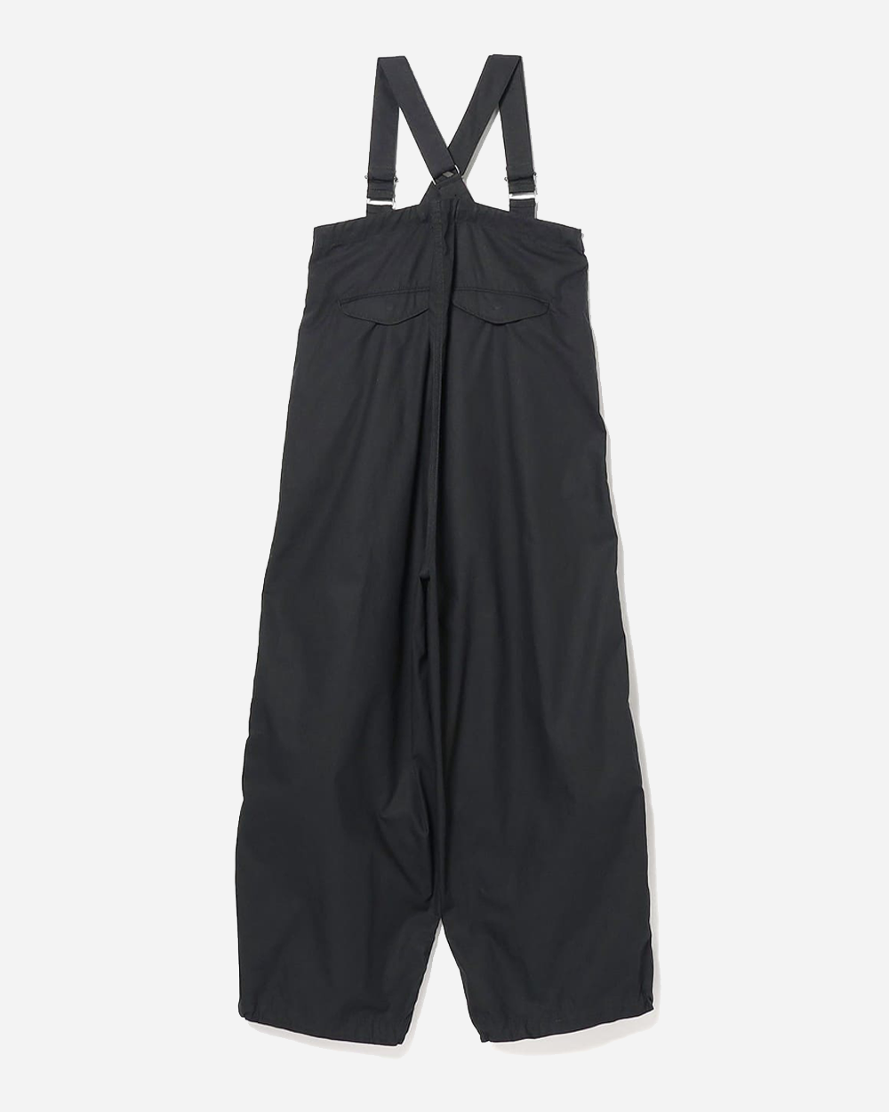 BEAMS BOY Army High Waist Convertible Overall Pants Black 1317-0076-791-1988