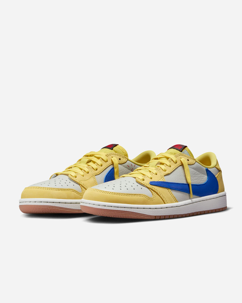 Travis Scott x Air Jordan 1 Low OG SP "Elkins" Canary/Racer Blue DZ4137-700