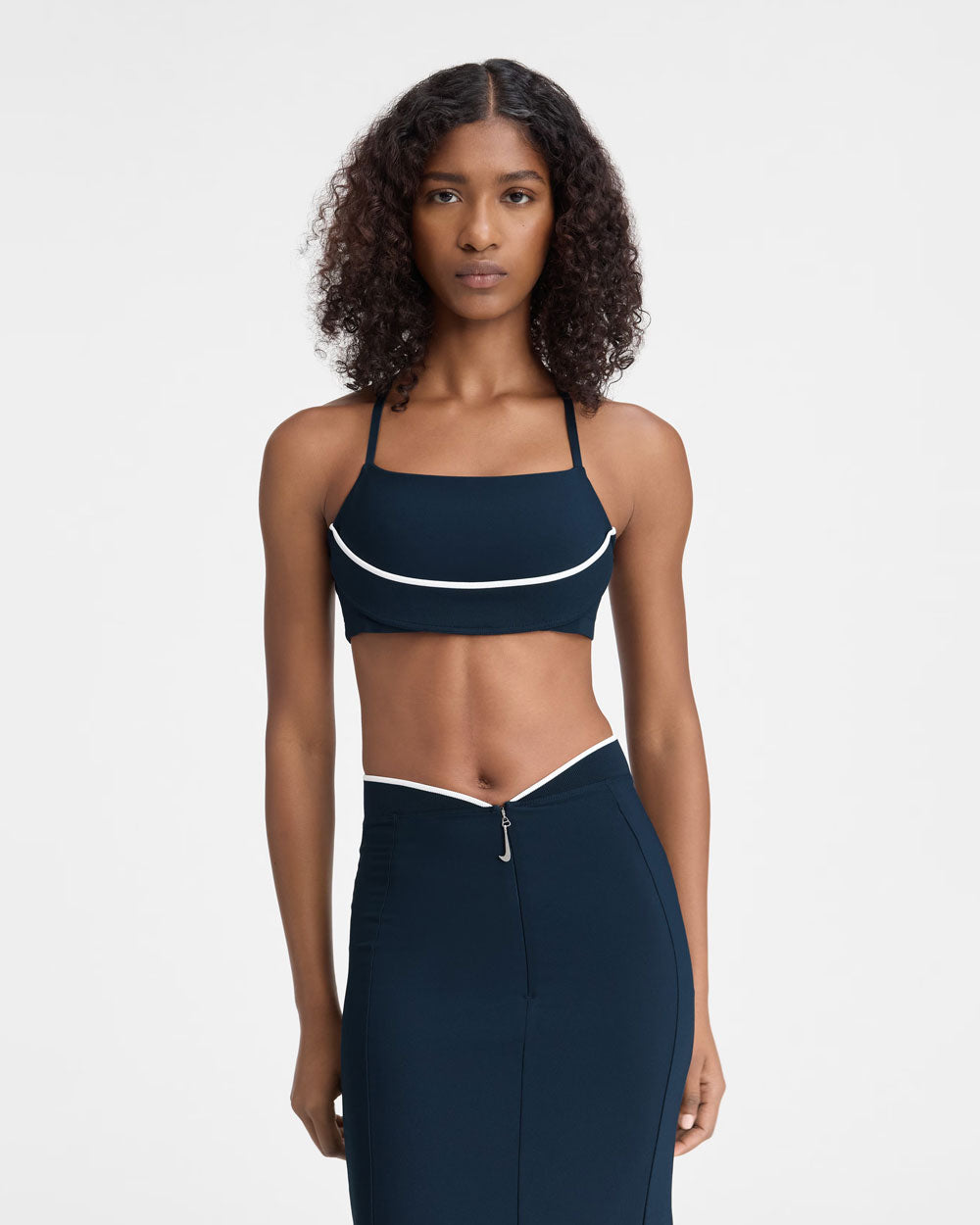 Jacquemus x Nike Bra Dark Obsidian/White FV5678-475