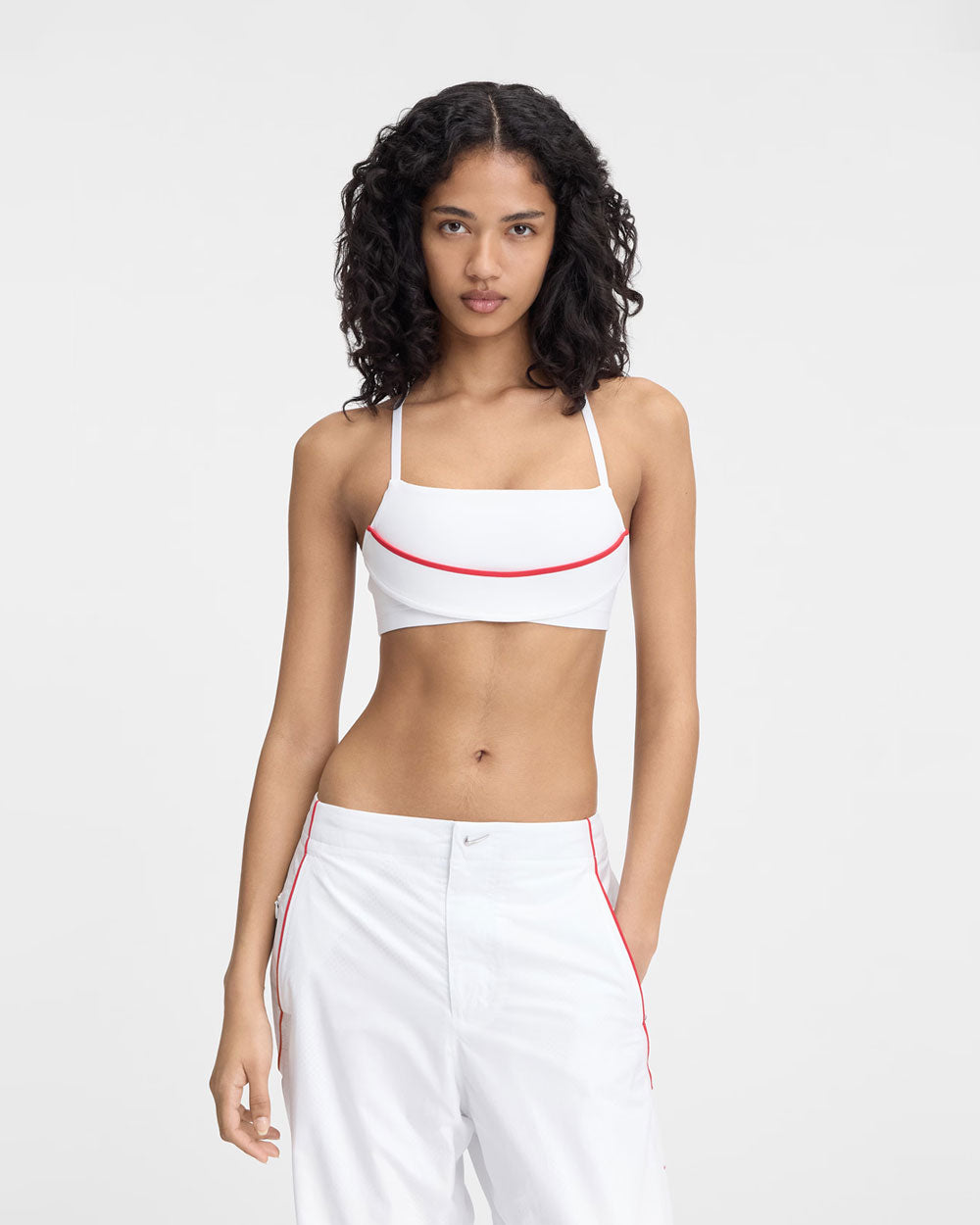 Jacquemus x Nike Bra White/University Red FV5678-100