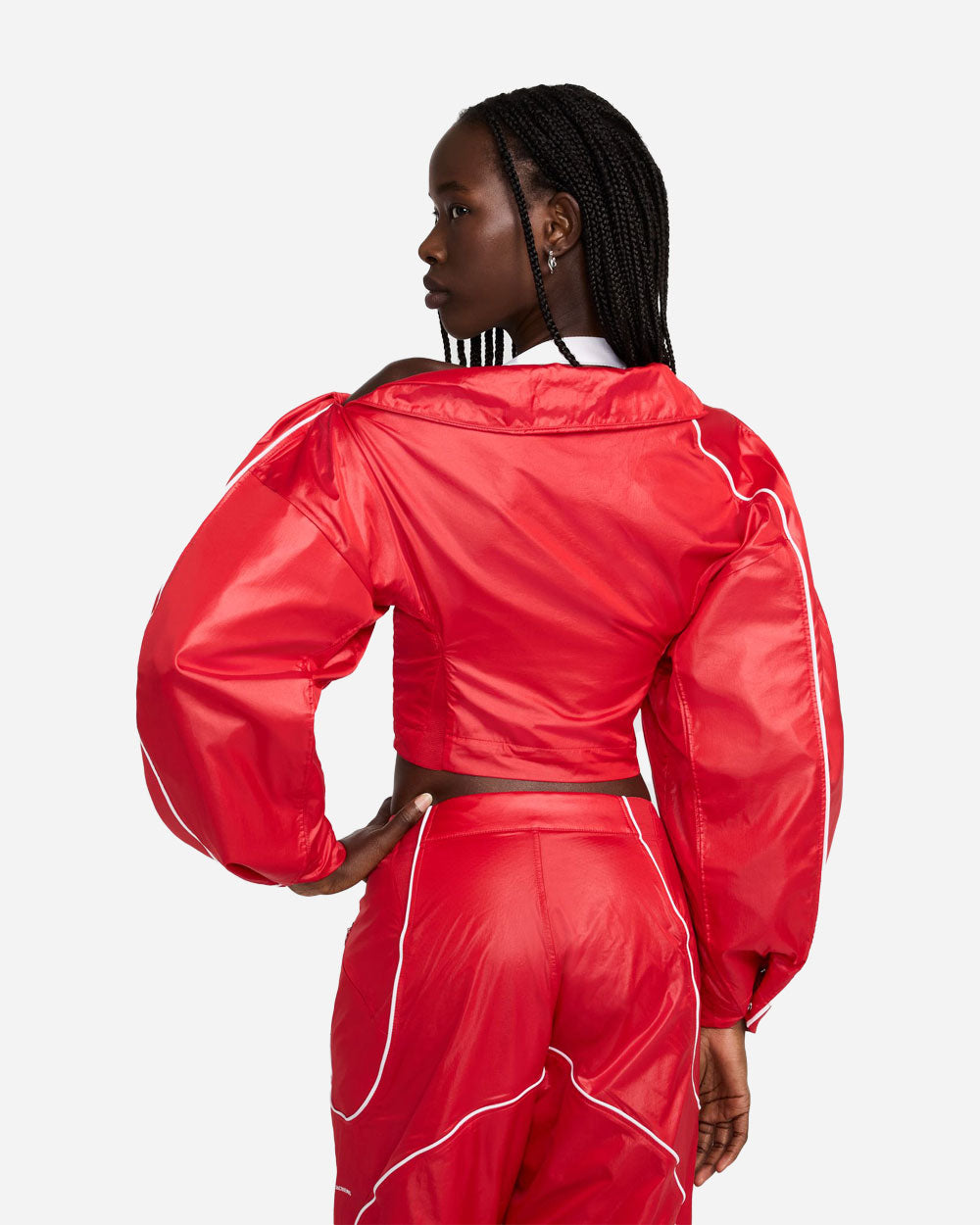 Jacquemus x Nike Track Jacket University Red/White FV5689-642