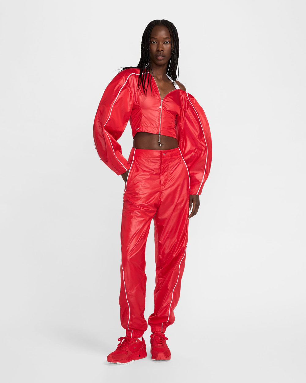 Jacquemus x Nike Track Jacket University Red/White FV5689-642