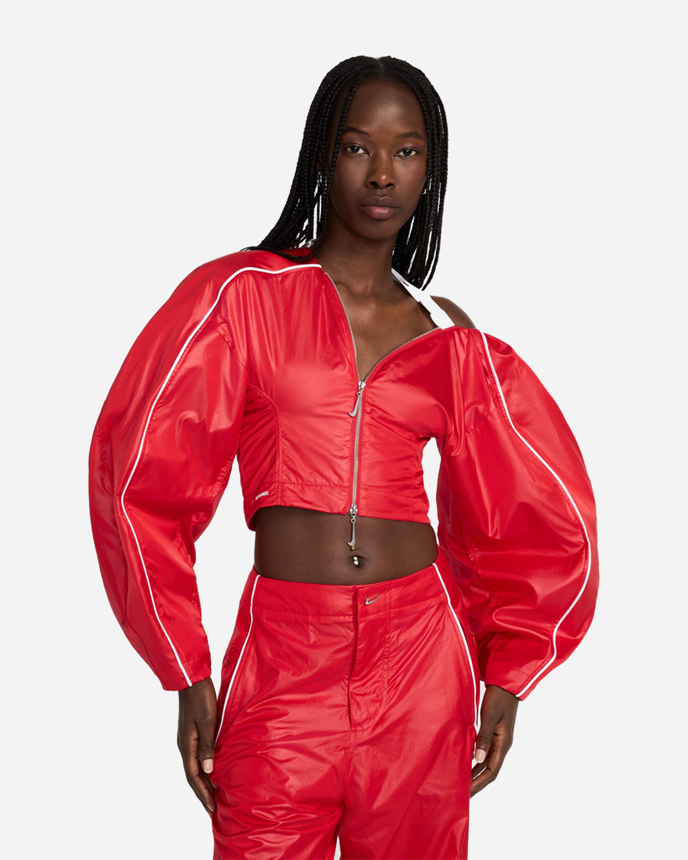 Jacquemus x Nike Track Jacket University Red/White FV5689-642