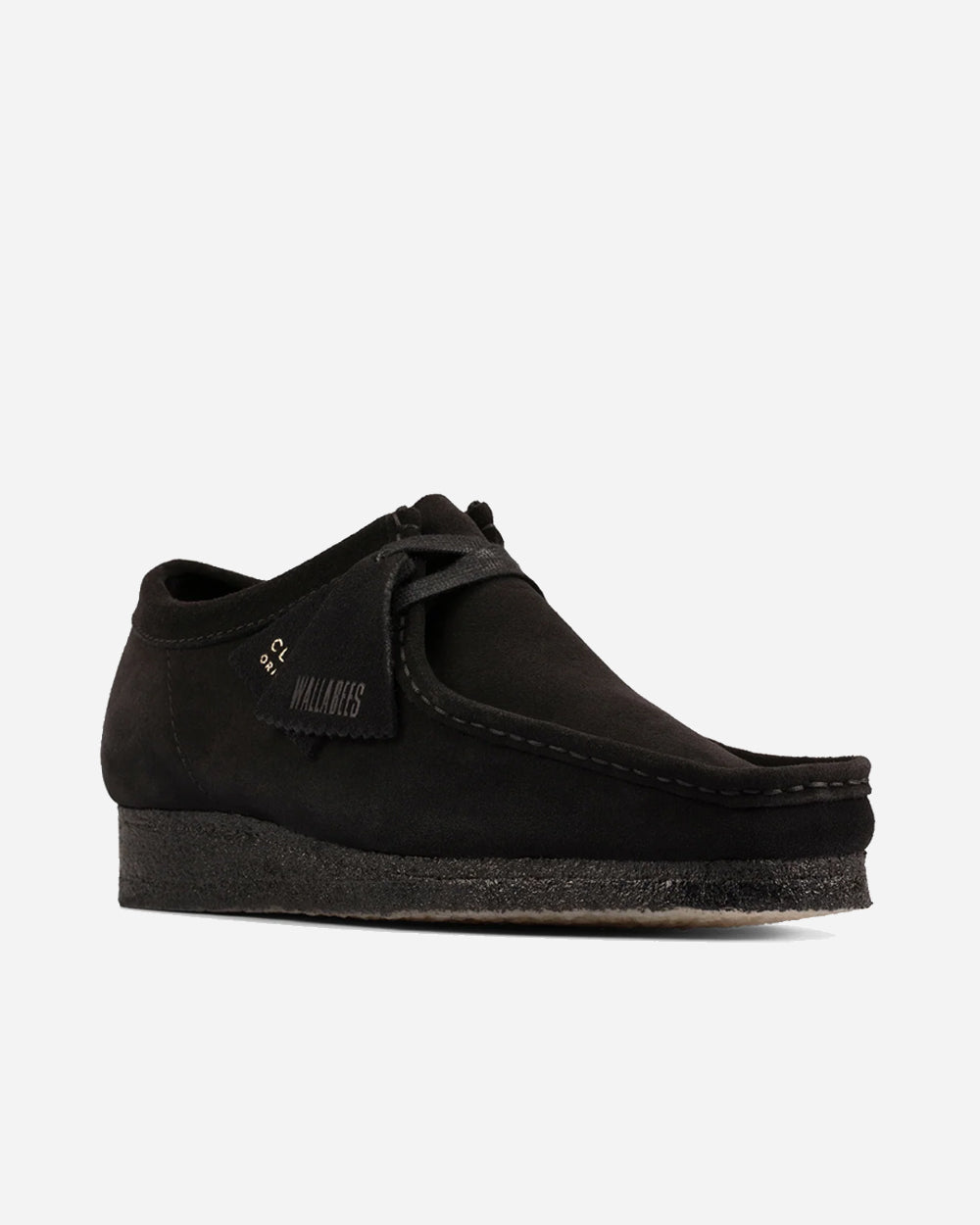 Clarks Wallabee Black Suede 146283