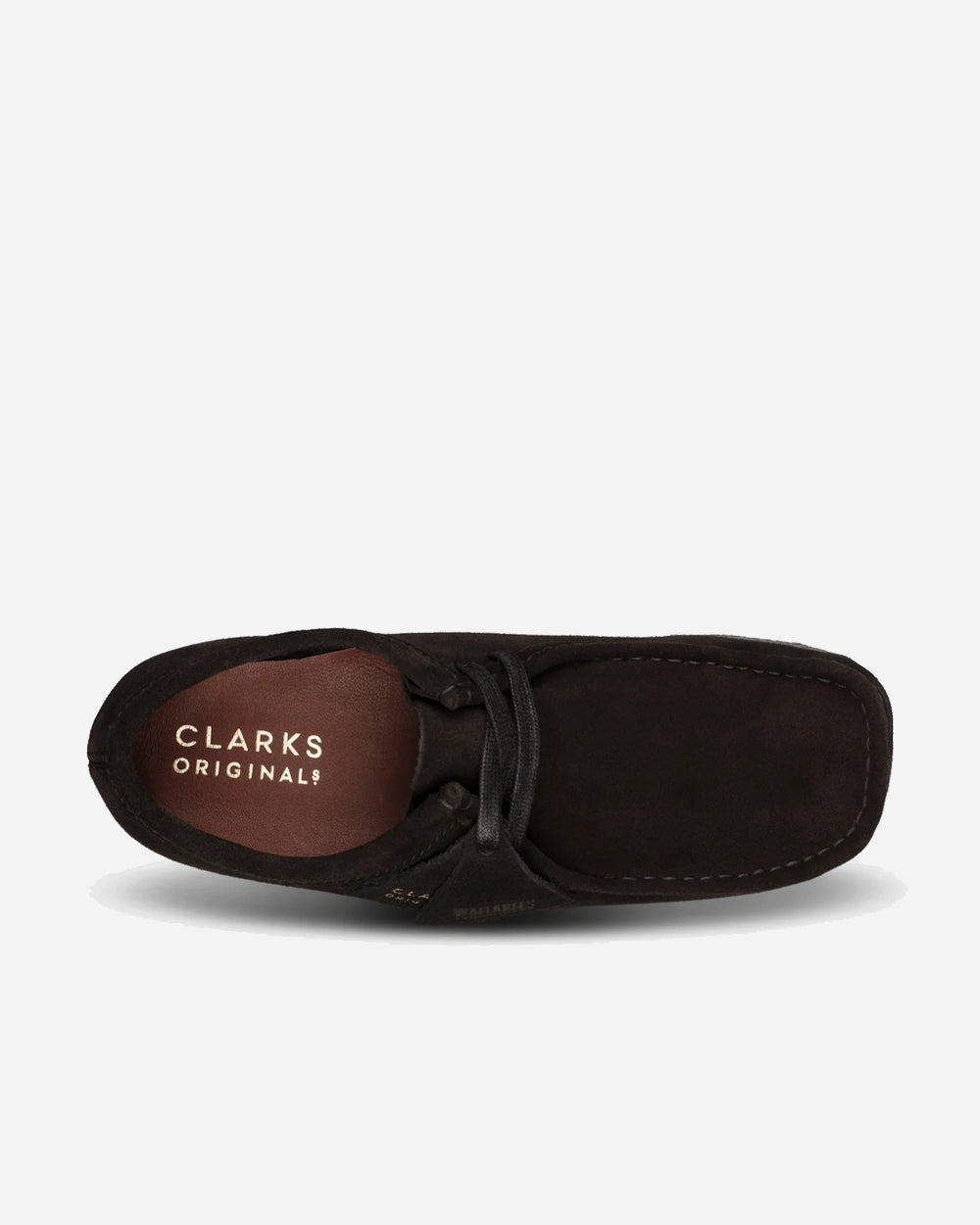 Clarks Wallabee Black Suede 146283