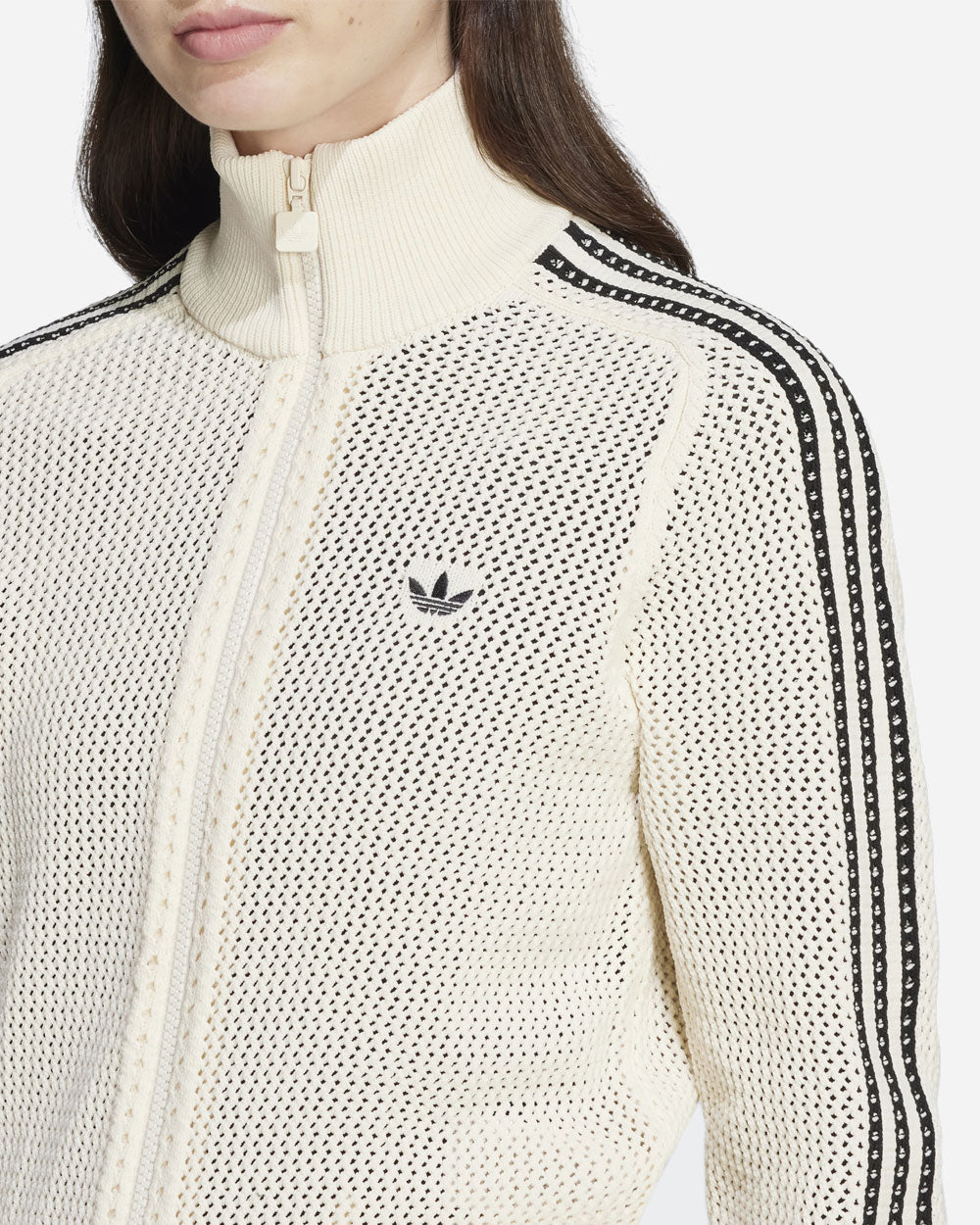 adidas Originals Crochet Track Top Wonder White JD1082