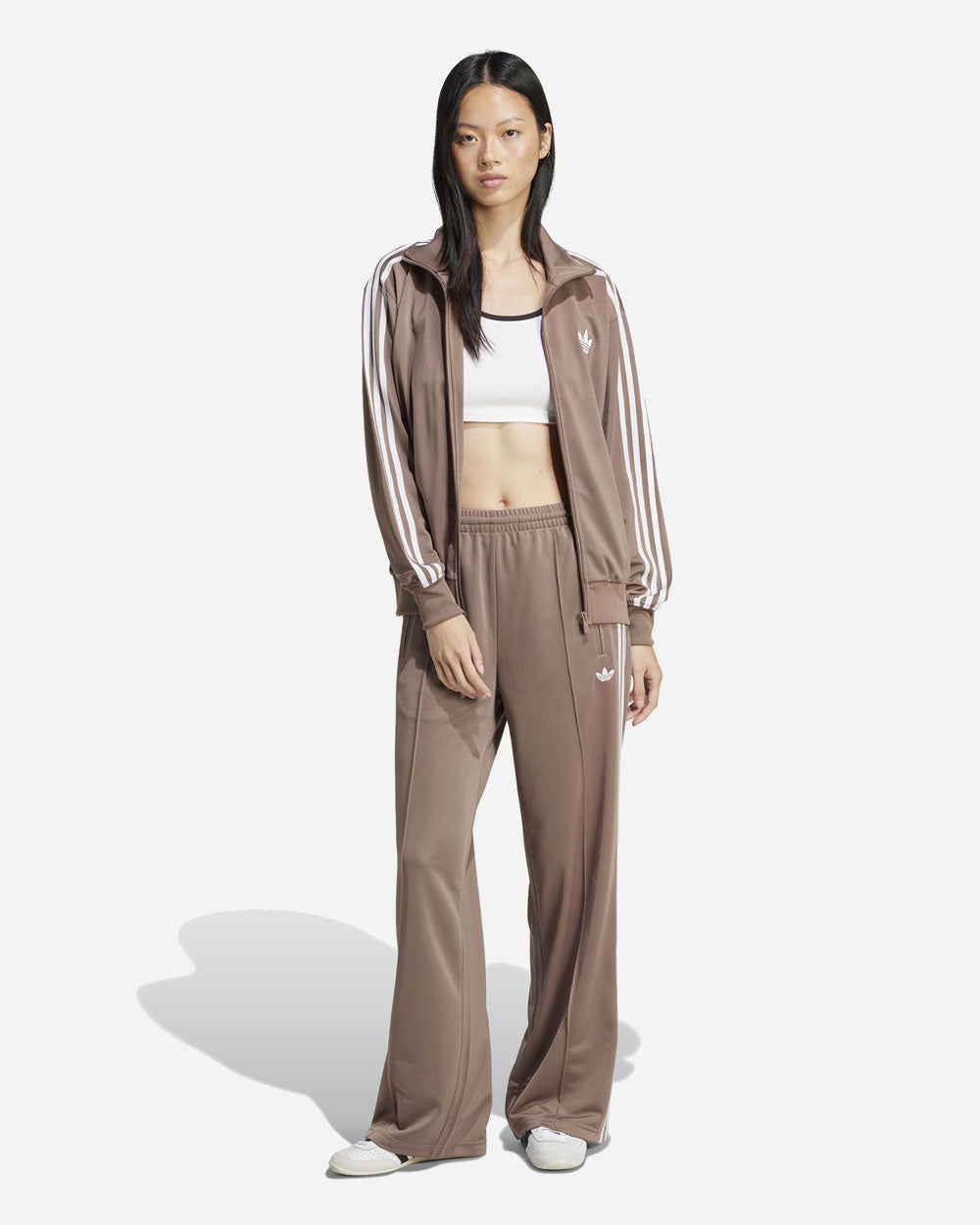 adidas Originals Firebird Loose Trackpants Brown JC8247