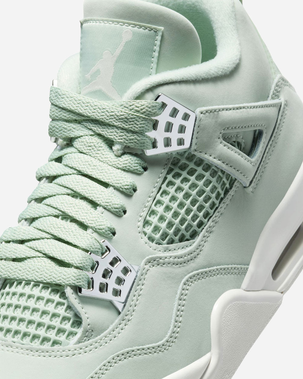 Air Jordan 4 Retro "Abundance" Seafoam/Sail Metallic HV0823-003