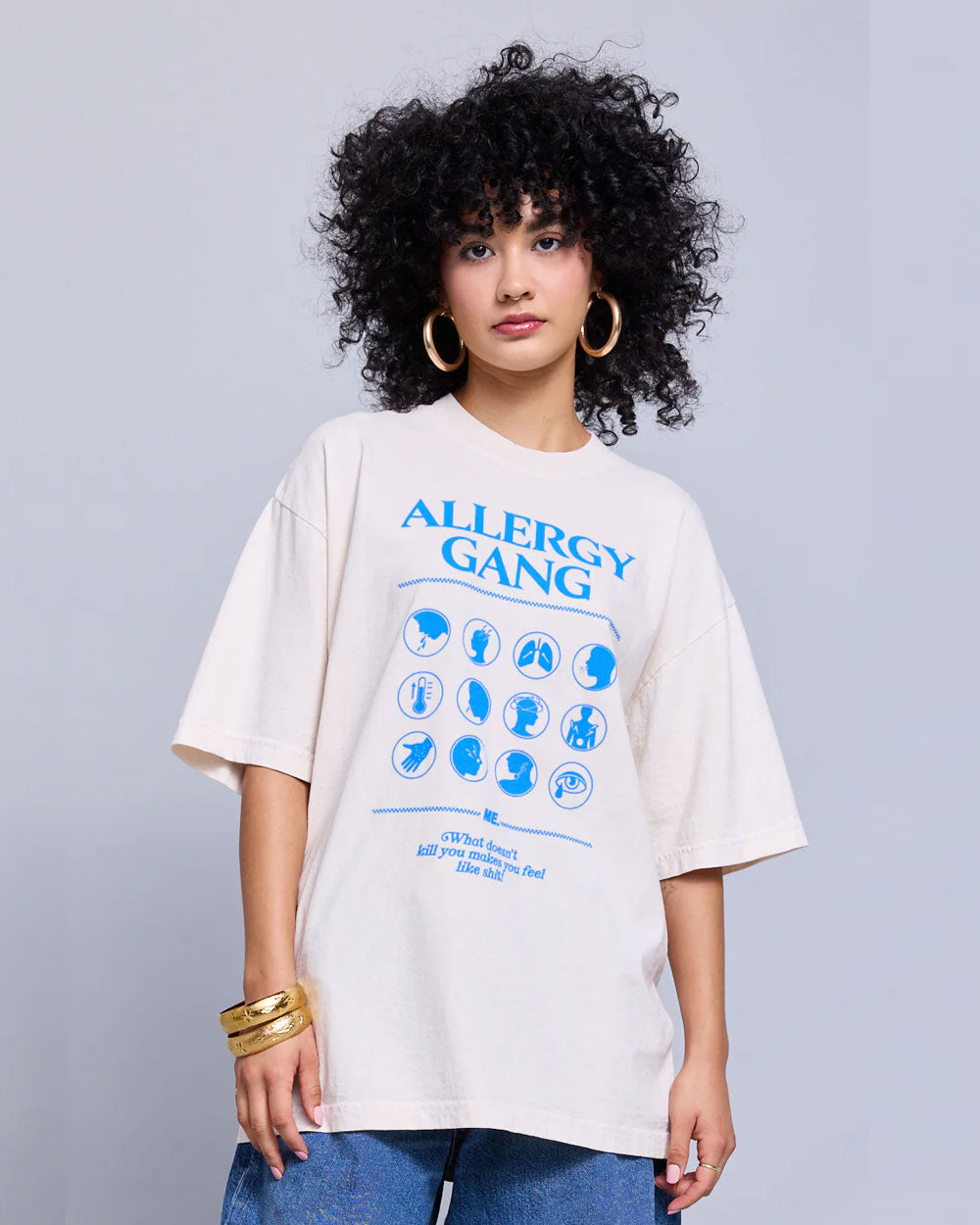 Melody Ehsani Allery Gang Tee Cream MEW244KSS108