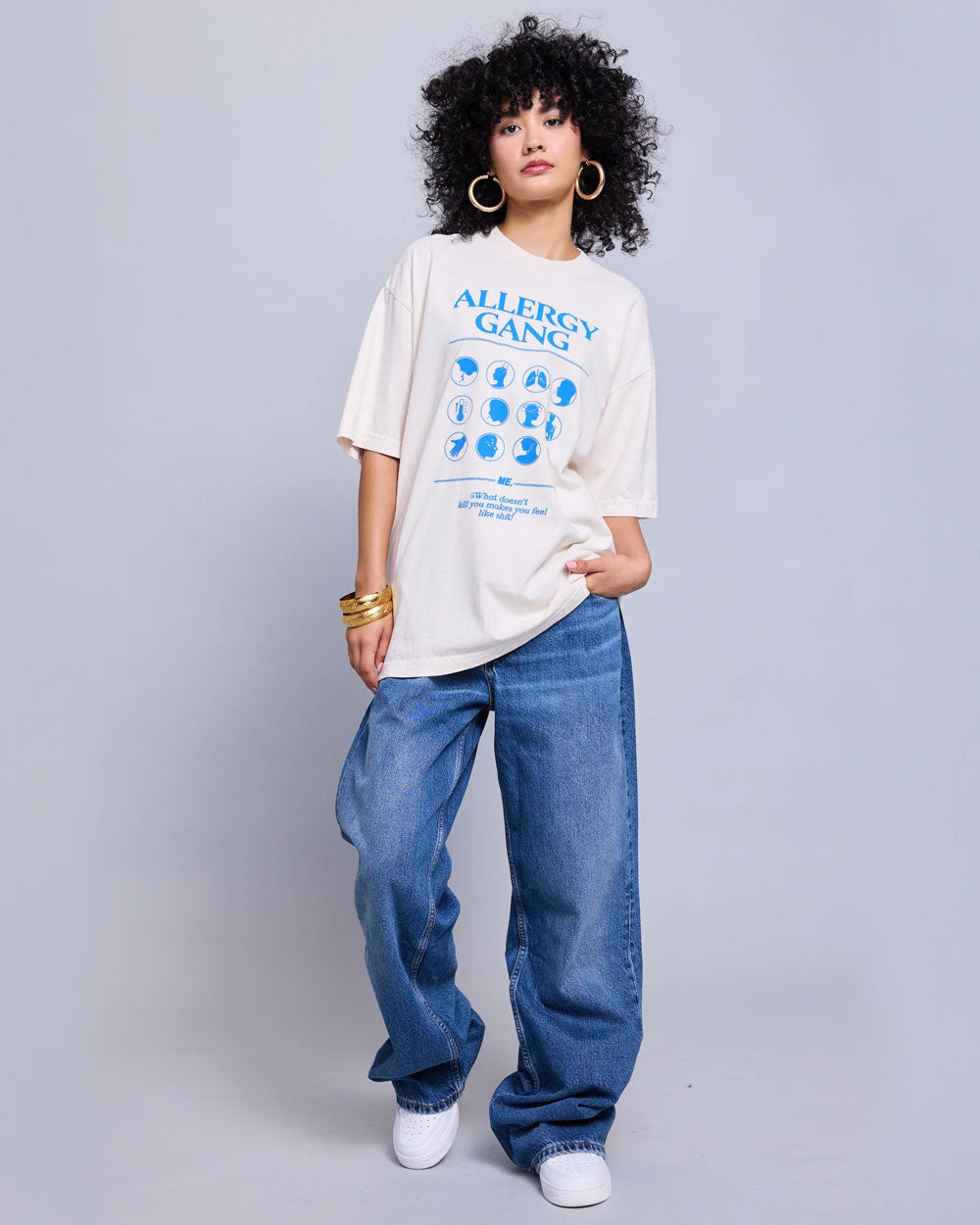 Melody Ehsani Allery Gang Tee Cream MEW244KSS108