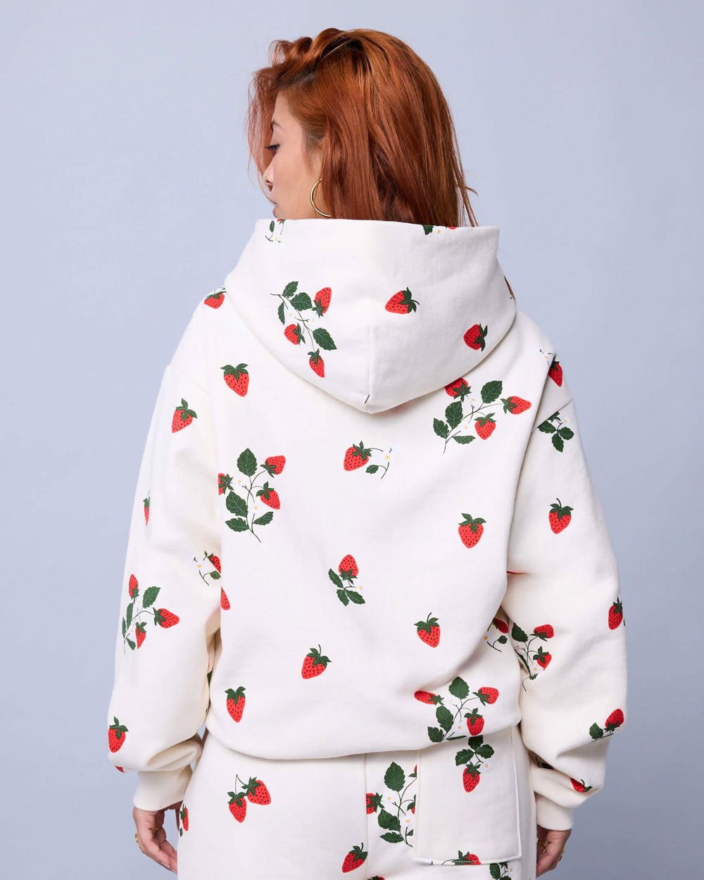 Melody Ehsani Strawberry Fields Hoodie Buttercream MEW203KH049AOP3