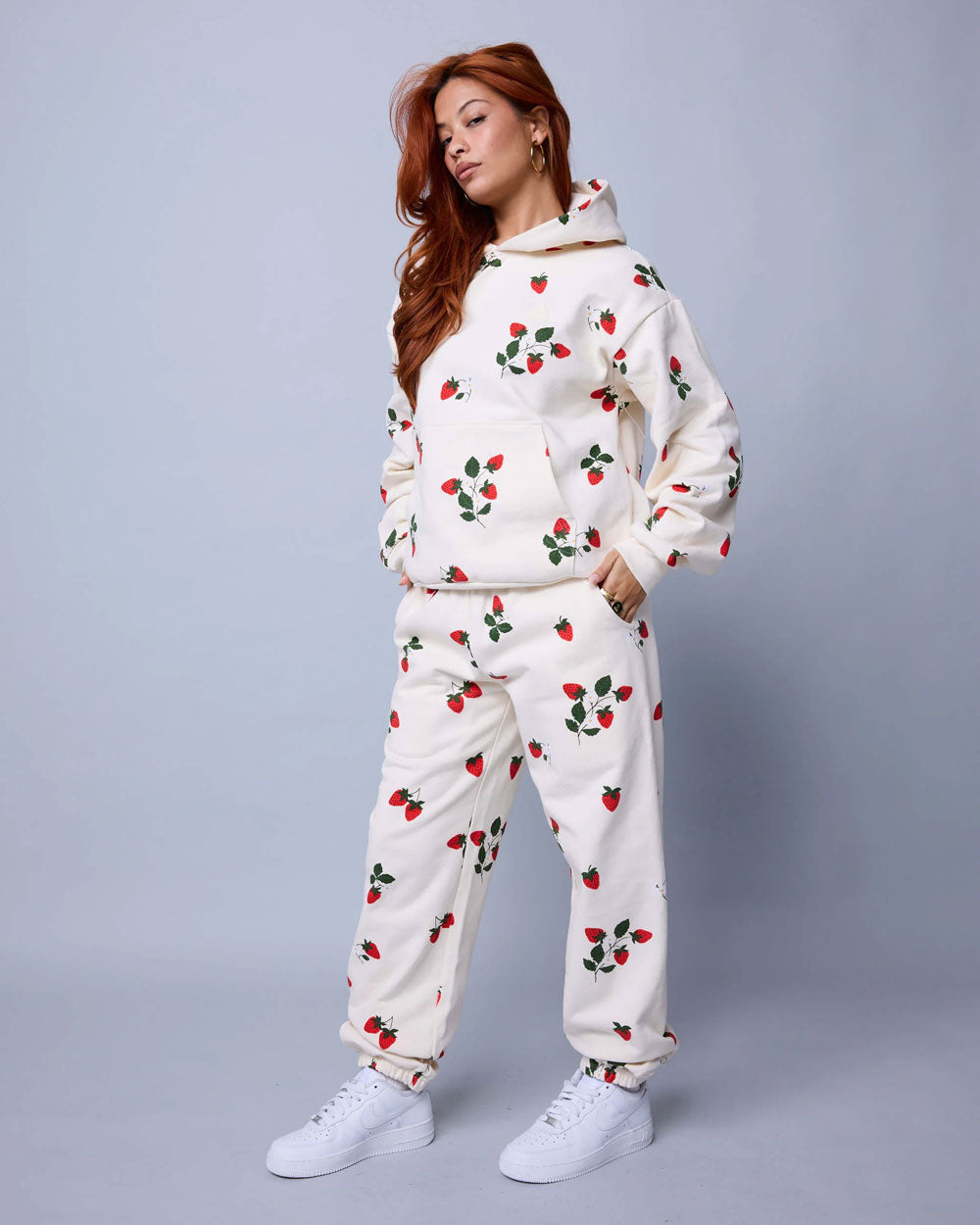 Melody Ehsani Strawberry Fields Sweatpants Buttercream MEW203KP050AOP3