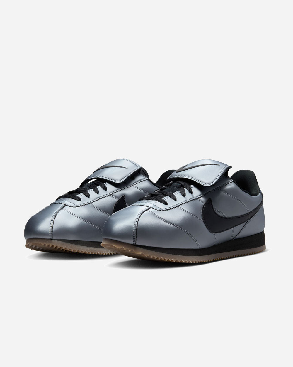 Nike Cortez Leather SE Metallic Cool Grey/Black/Gum HQ3490-099