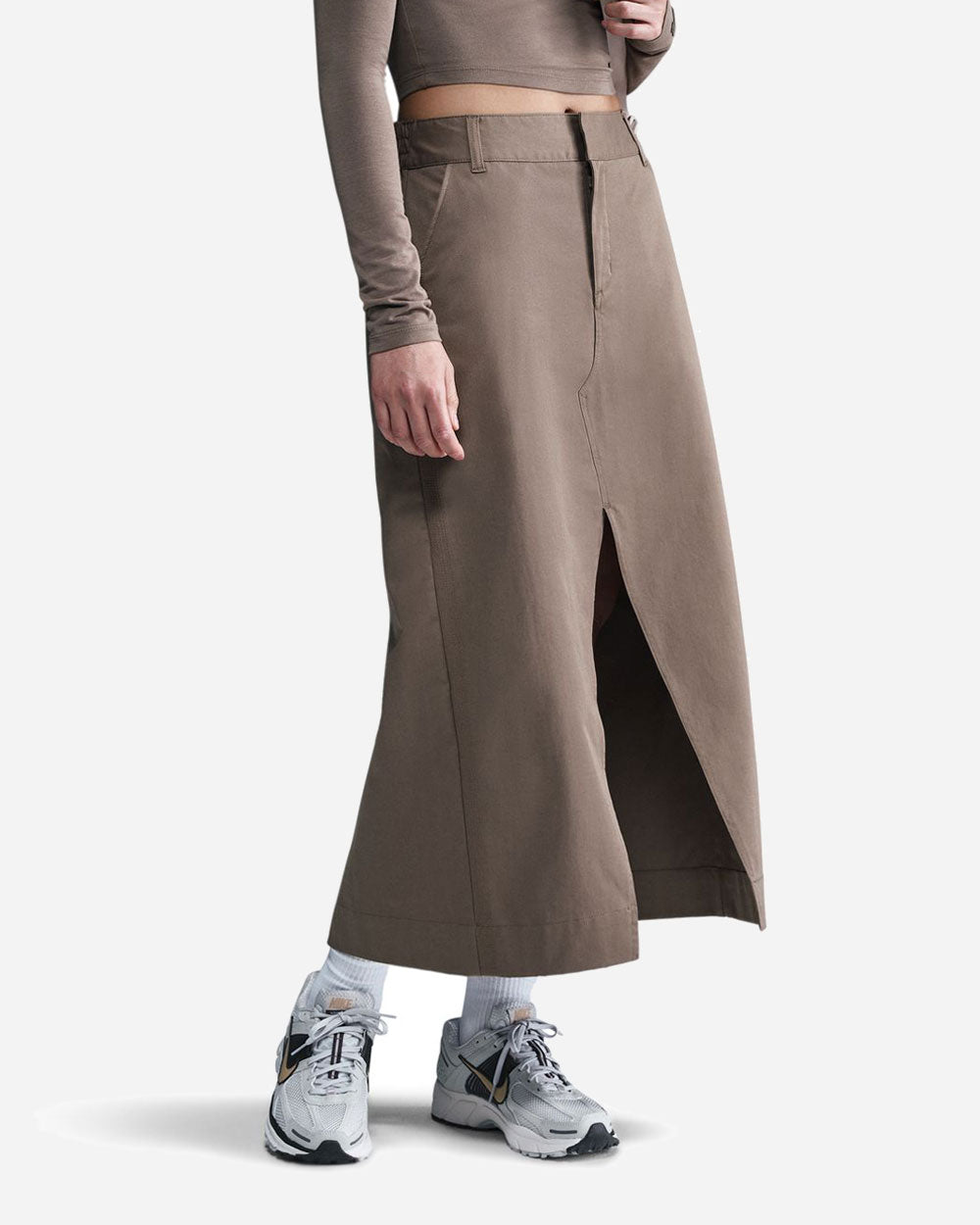 Nike Twill Skirt Mink Brown HQ8022-233