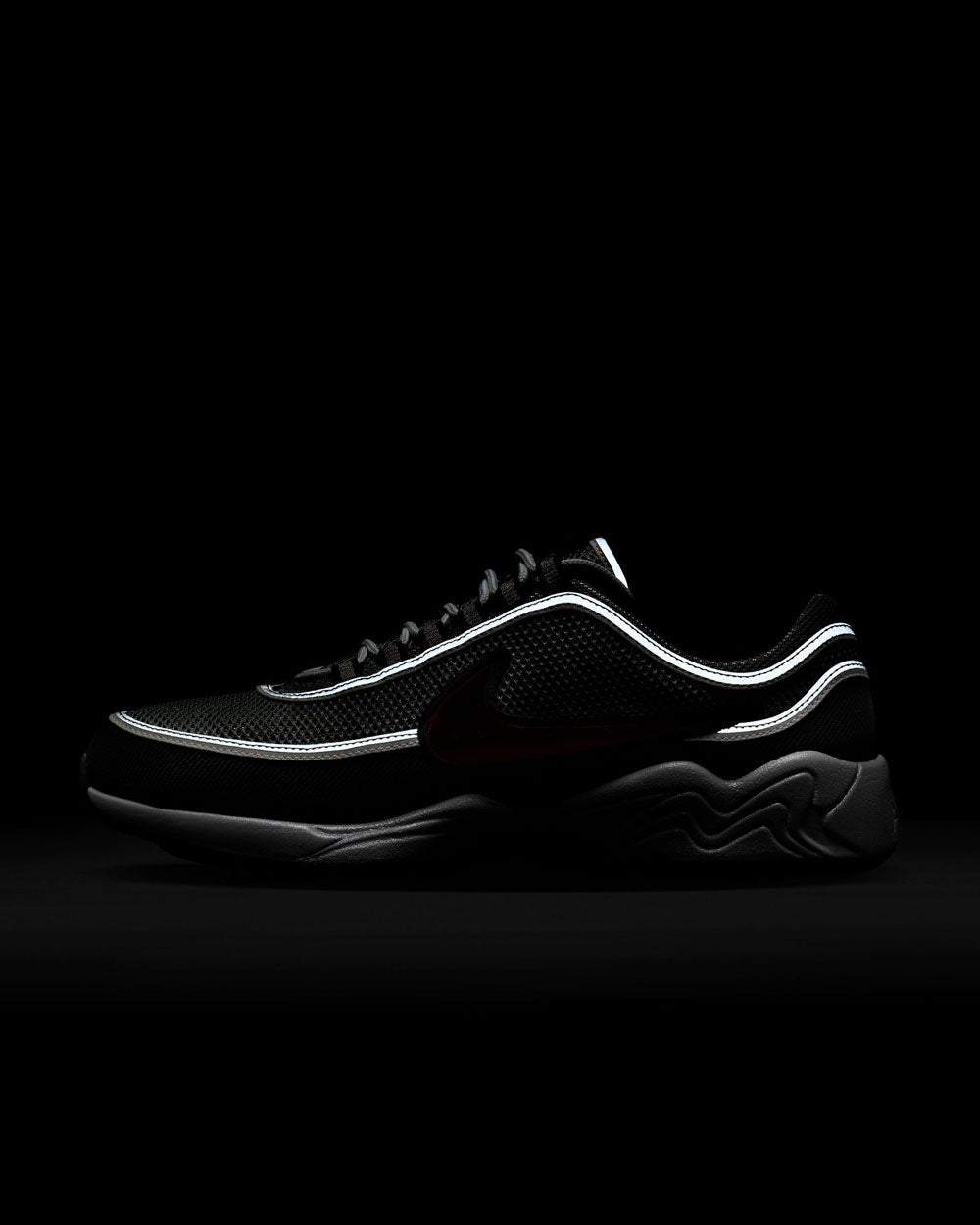 Nike Air Zoom Spiridon SP Metallic Silver/Sport Red HF9117-001