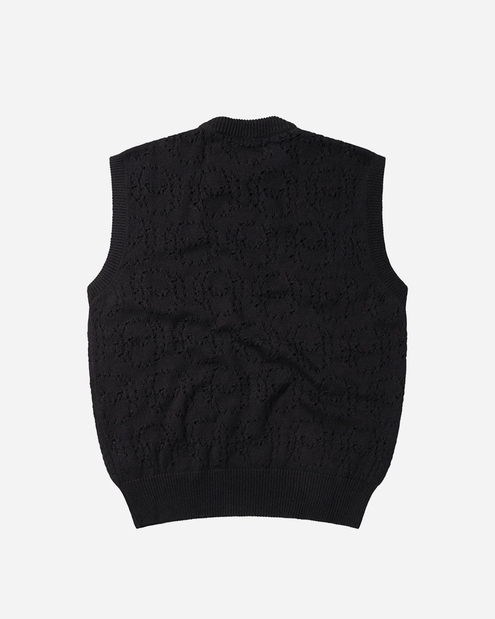 No Problemo Alien-O Lace Cotton Vest Black NP40007.03