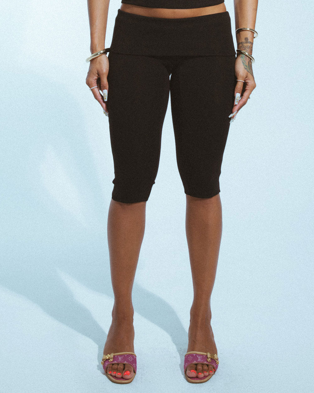 Karrueche x Staple & Hue Capri Pants Black KAESH-PP-BL