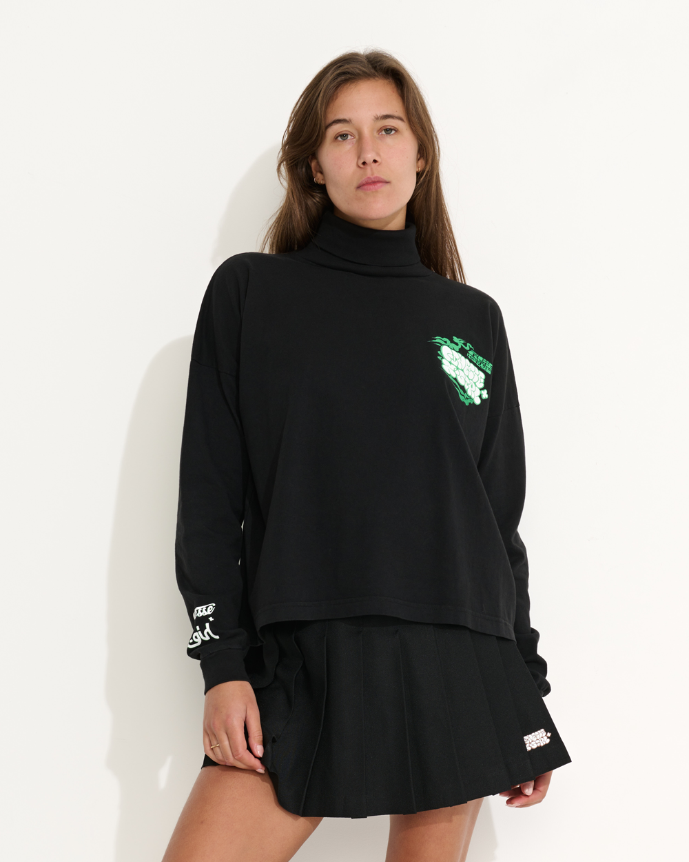 Finesse x X-Girl Tennis Skirt Black RGB300-BLK