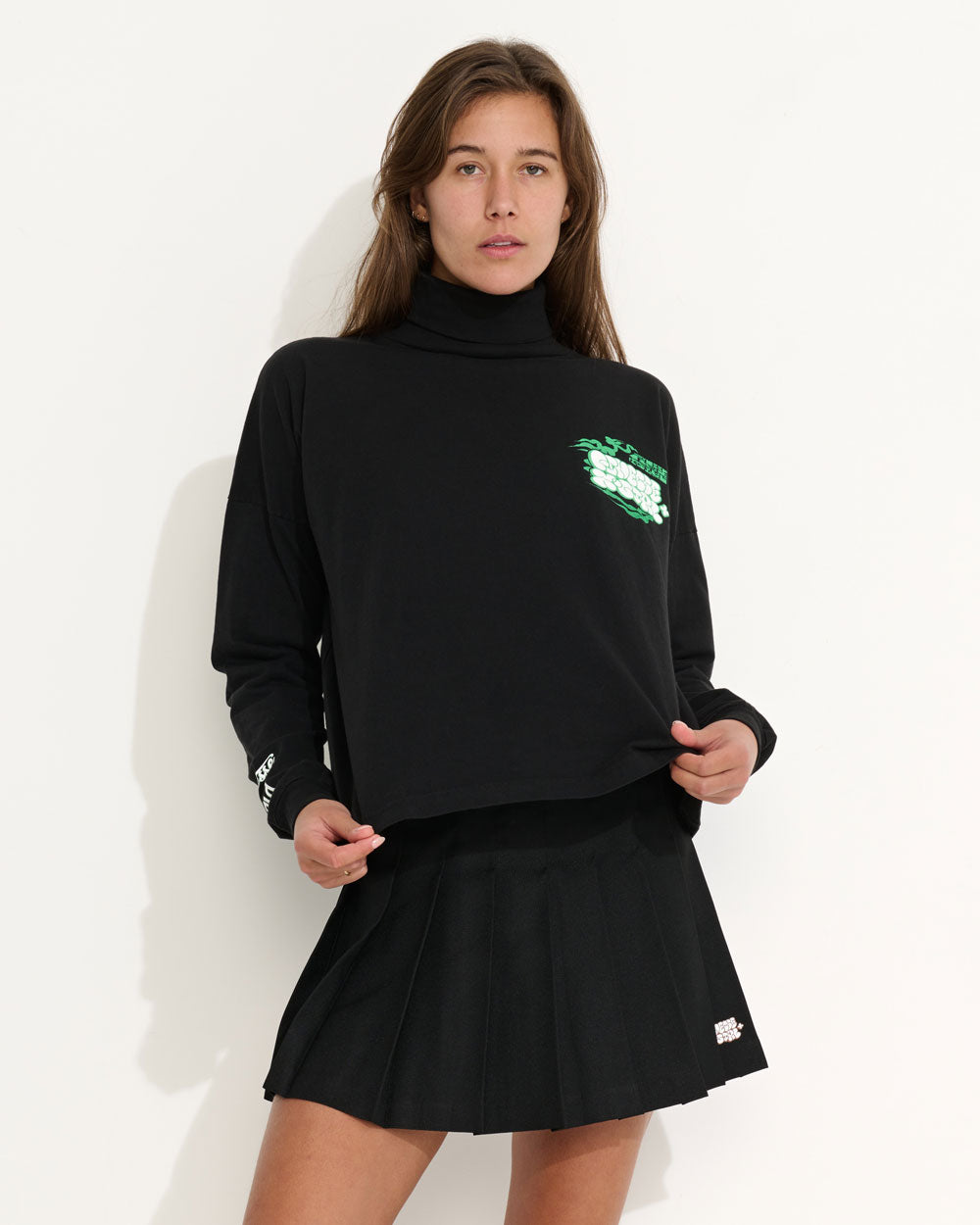 Finesse x X-Girl Tennis Skirt Black RGB300-BLK